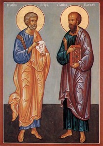 икона Петр и Павел